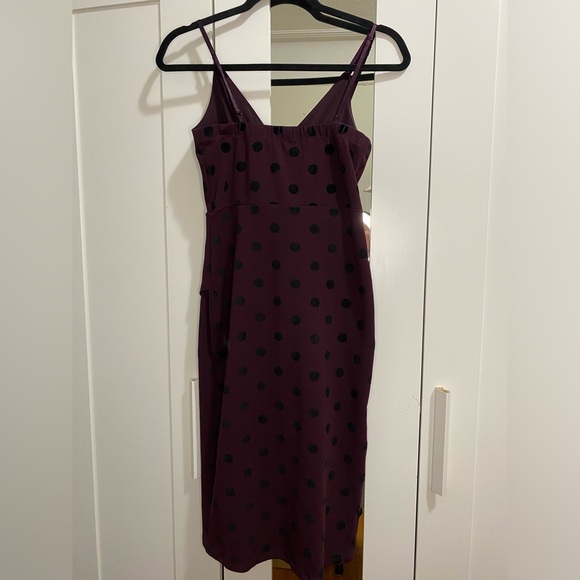 Nordstrom Speechless Black Purple Women’s Polka Dot Dress Stretch Jnr Size 3 - Picture 10 of 10